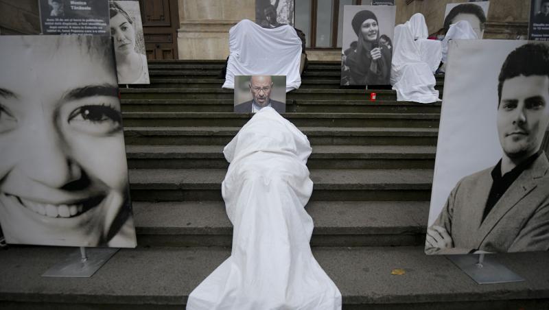 10 ani de la incendiul din Colectiv. Prima apariție a lui Andrei Găluț, singurul supraviețuitor al trupei Goodbye to Gravity