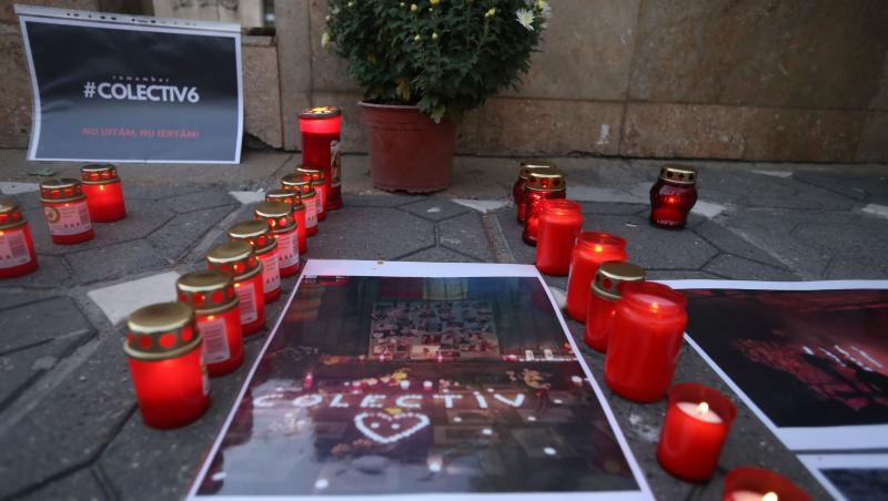 Situație revoltătoare la comemorarea victimelor incendiului din Colectiv: „Colectiv 10 ani s-a încheiat cu amendă”