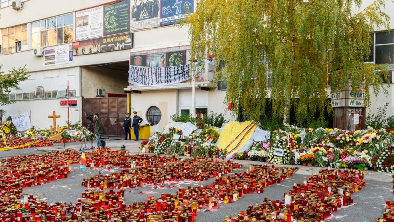 Situație revoltătoare la comemorarea victimelor incendiului din Colectiv: „Colectiv 10 ani s-a încheiat cu amendă”