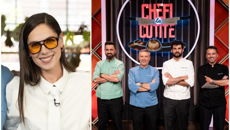 colaj foto cu irina fodor si cei patru chefi la chefi la cutite sezonul 16