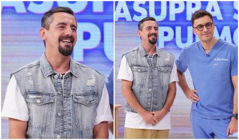 Cosmin Natanticu, față în față cu efectele negative ale unui obicei pe care îl au mulți români, azi, la MediCOOL