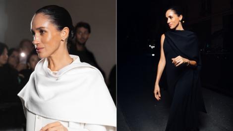 Motivul pentru care Meghan Markle a fost ridiculizată atunci când și-a făcut apariția la Paris Fashion Week. Cum arată ținuta ei