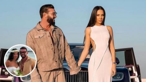 El în costum, ea rochie albă: „Da”. Dorian Popa este de acum un bărbat căsătorit: „Madam Popa” Imagini cât o mie de cuvinte