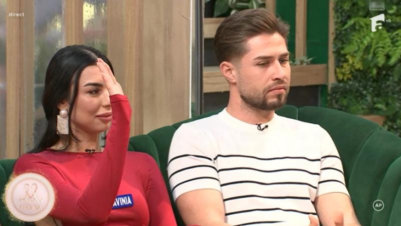 Mireasa, sezon 12. Cum a reacționat Adin la interacțiunile dintre Lavinia și Liviu. Val de reproșuri între cei doi foști, în live