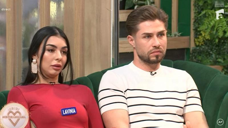 Mireasa, sezon 12. Cum a reacționat Adin la interacțiunile dintre Lavinia și Liviu. Val de reproșuri între cei doi foști, în live