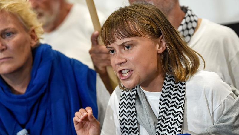 Greta Thunberg a ajuns în Grecia, după ce a fost reținută de foțele israeliene. Ce mesaj a transmis