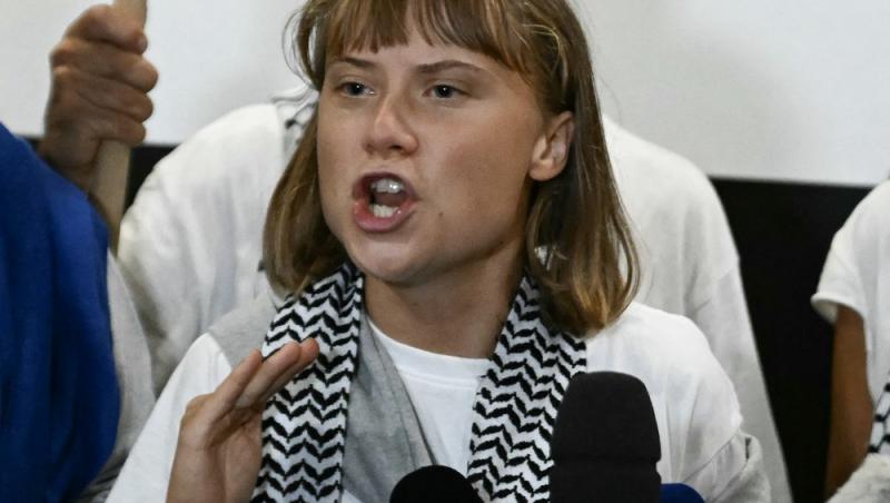 Greta Thunberg a ajuns în Grecia, după ce a fost reținută de foțele israeliene. Ce mesaj a transmis