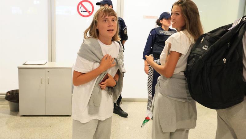 Greta Thunberg a ajuns în Grecia, după ce a fost reținută de foțele israeliene. Ce mesaj a transmis