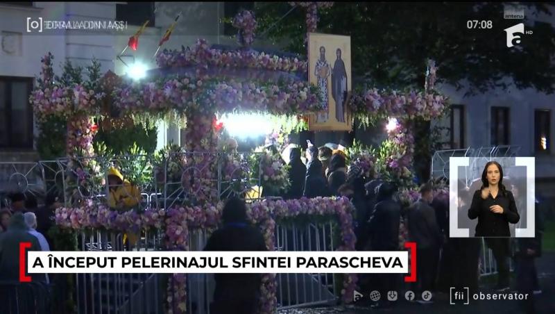 Mii de oameni așteaptă să se închine la racla cu moaștele Sfintei Parascheva. Timpul de așteptare ajunge și la 20 de ore