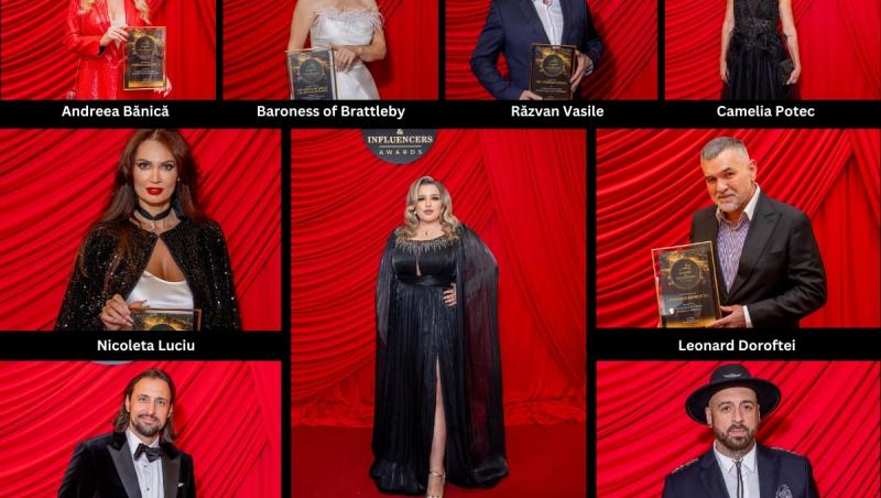 Colaj cu vedete de la gala Leaders and Influencers Awards