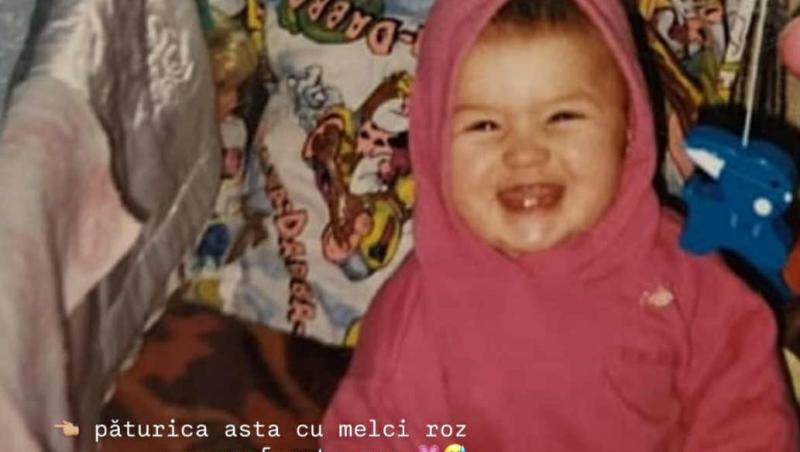 Diandra Moga, imaginea din copilărie care a atras atenția urmăritorilor ei. Cum arăta ispita când era mică