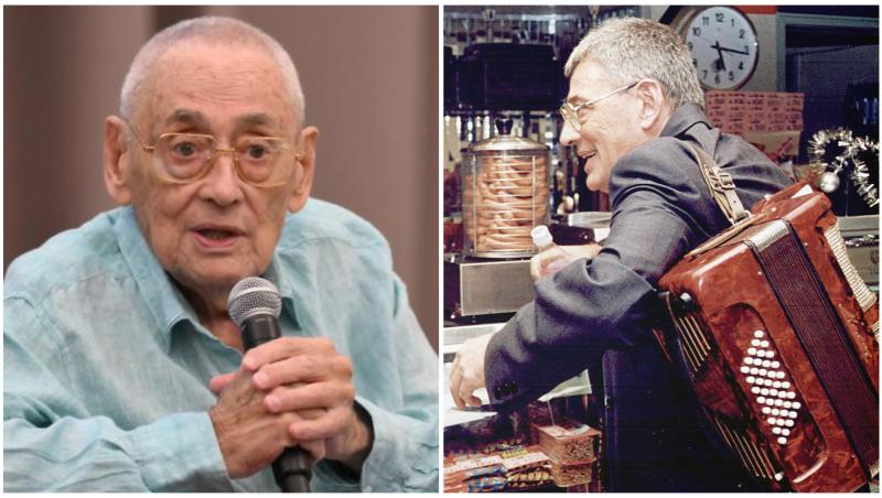 Colaj cu Horia Moculescu în două ipostaze diferite