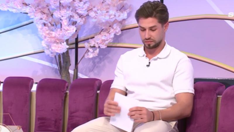 Mireasa, sezon 12. Liviu a citit în direct o scrisoare în care a fost aspru criticat. Ce i-au spus susținătorii despre Emily