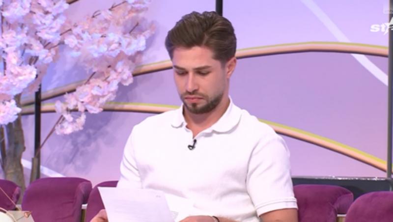 Mireasa, sezon 12. Liviu a citit în direct o scrisoare în care a fost aspru criticat. Ce i-au spus susținătorii despre Emily