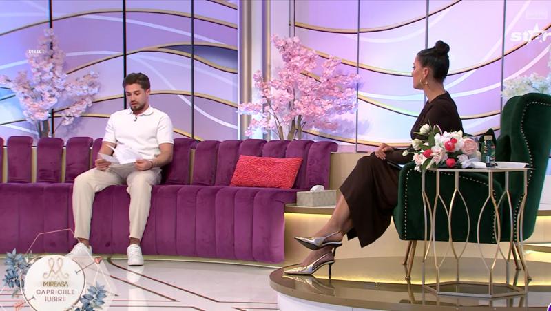 Mireasa, sezon 12. Liviu a citit în direct o scrisoare în care a fost aspru criticat. Ce i-au spus susținătorii despre Emily