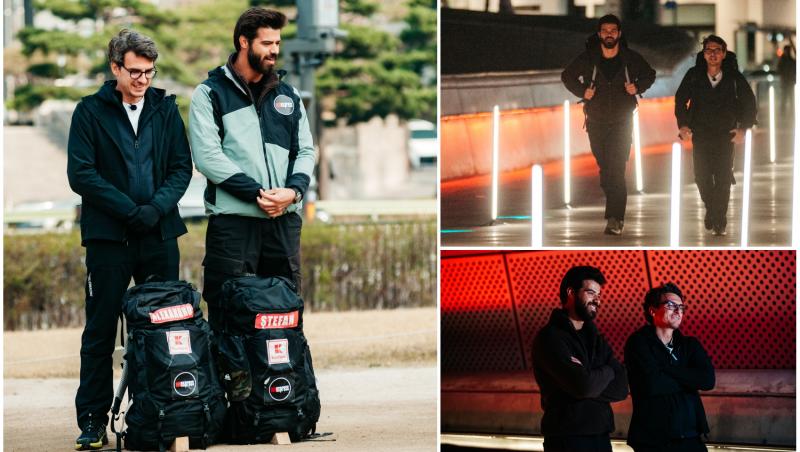 colaj foto cu stefan floroaica si alexandru ion la asia express