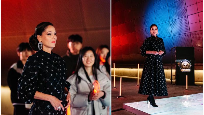 colaj foto cu irina fodor la asia express-drumul eroilor