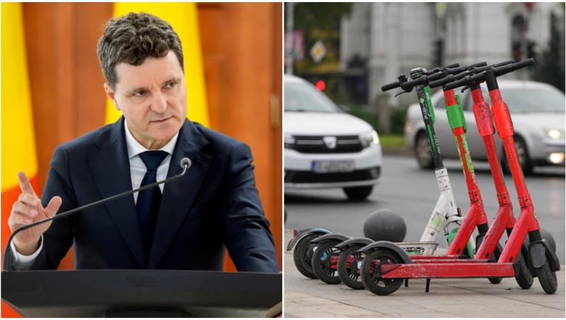 Președintele Nicușor Dan și trotinete electrice