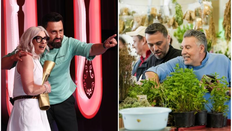 colaj foto cu orlando zaharia si arsenica cocean si poza cu stefan popescu si alexandru sautner la chefi la cutite sezonul 16