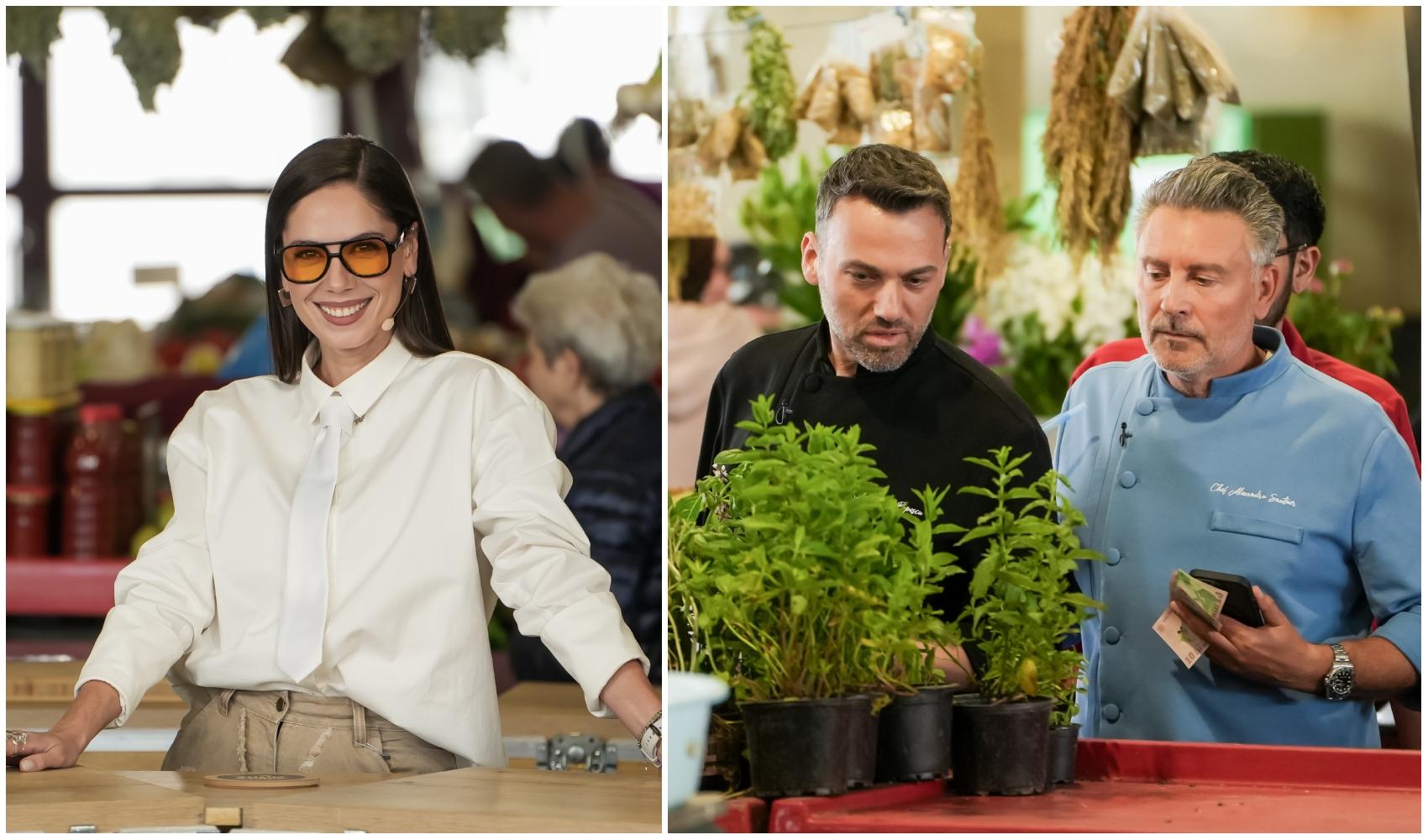 colaj foto cu irina fodor si stefna popescu si alexandru sautner la chefi la cutite sezonul 16