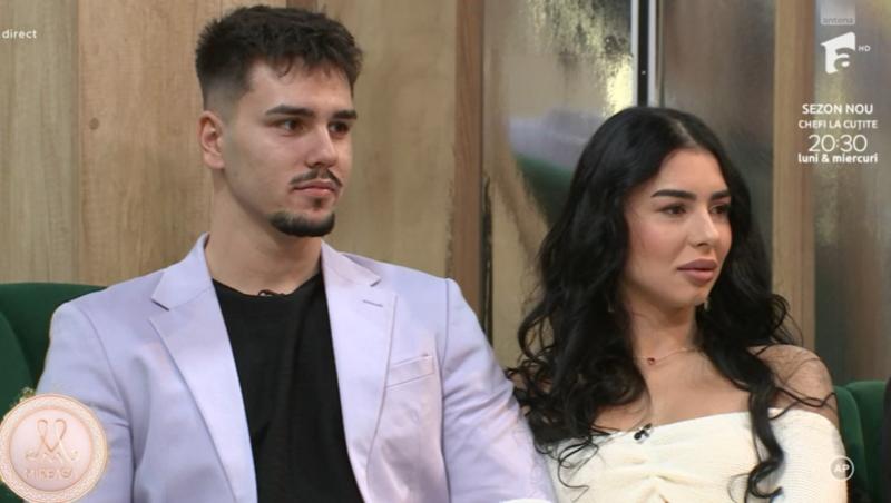 Mireasa, sezon 12. Ceartă uriașă între Lavinia și Adin: „Nu mai urla!”. De la ce a pornit criza de isterie a fetei