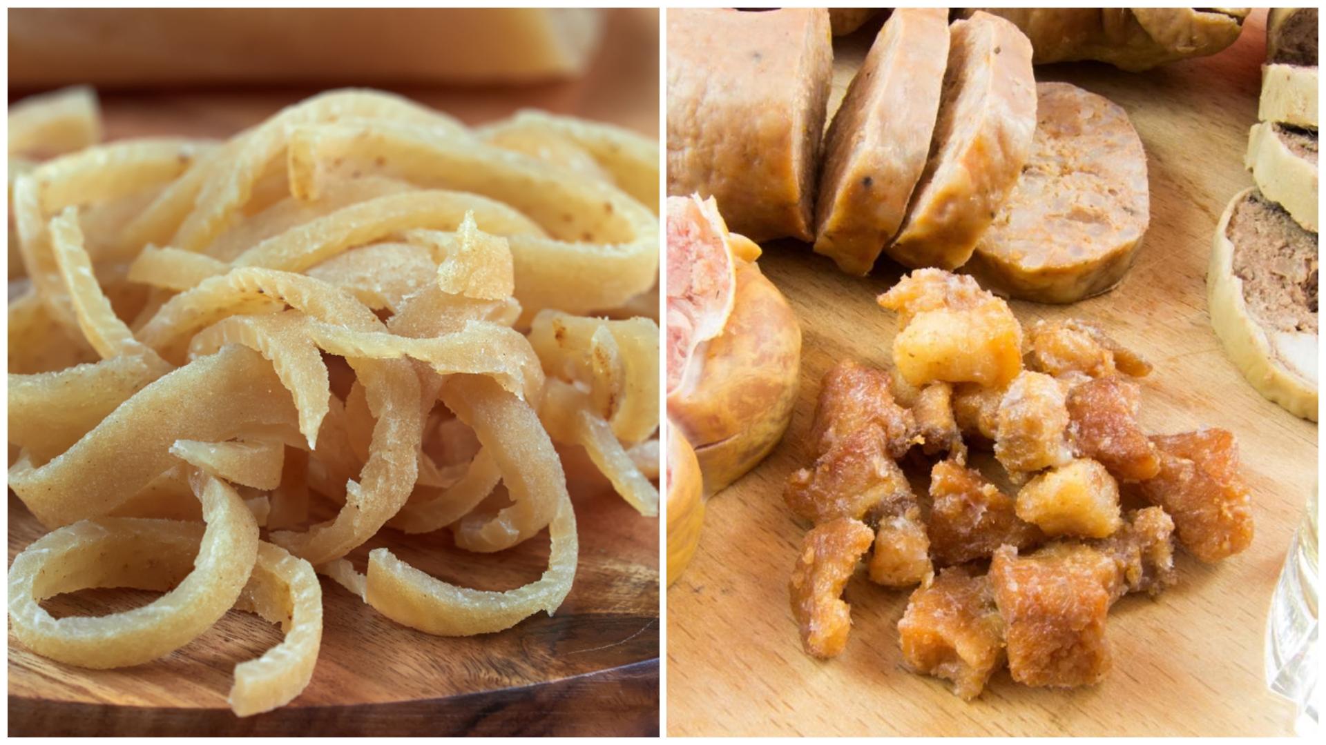 Colaj cu șorici și jumări de porc