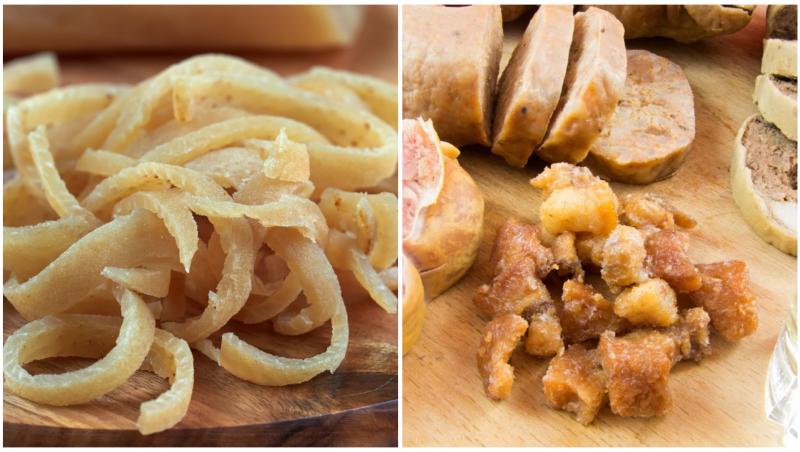 Colaj cu șorici și jumări de porc