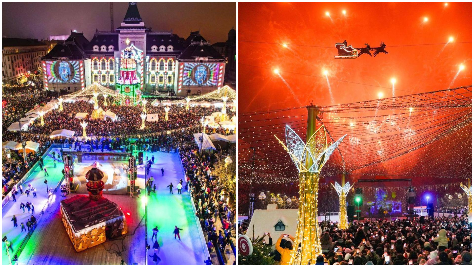 De ce prețuri s-au lovit românii la Târgul de Crăciun de la Craiova. Peste 10 000 de oameni au participat la deschidere