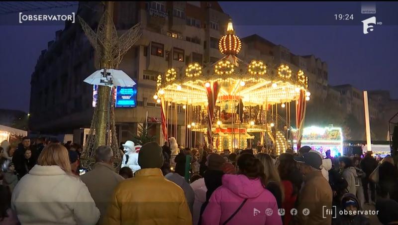 De ce prețuri s-au lovit românii la Târgul de Crăciun de la Craiova. Peste 10 000 de oameni au participat la deschidere