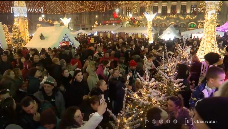 De ce prețuri s-au lovit românii la Târgul de Crăciun de la Craiova. Peste 10 000 de oameni au participat la deschidere
