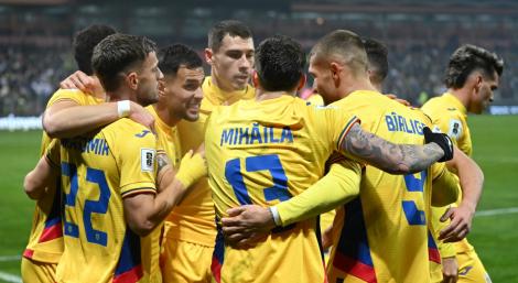 Antena 1 transmite ultimul meci al Naționalei înainte de barajul pentru World Cup. Romania-San Marino, astăzi, începând cu 21:00