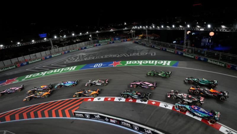 Program Formula 1™ și F1 Academy, Marele Premiu din Las Vegas. Spectacolul  e LIVE pe Antena3CNN și în AntenaPLAY, 21-23 noiembrie
