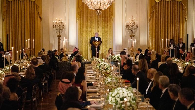 Melania Trump și Georgina Rodriguez s-au întrecut în eleganță la cina oficială de la Casa Albă. Cum arată ținutele lor