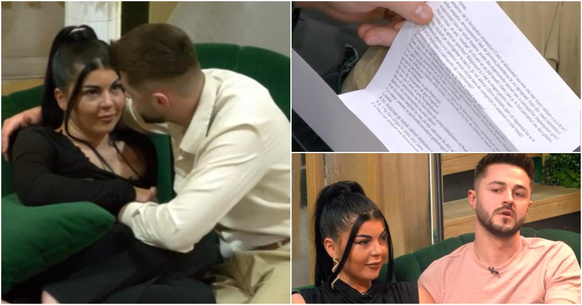 Mireasa, sezon 12. Ionuț, aspru criticat pentru relația cu Simona, într-o scrisoare. Cum a reacționat fata