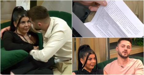 Mireasa, sezon 12. Ionuț, aspru criticat pentru relația cu Simona, într-o scrisoare. Cum a reacționat fata