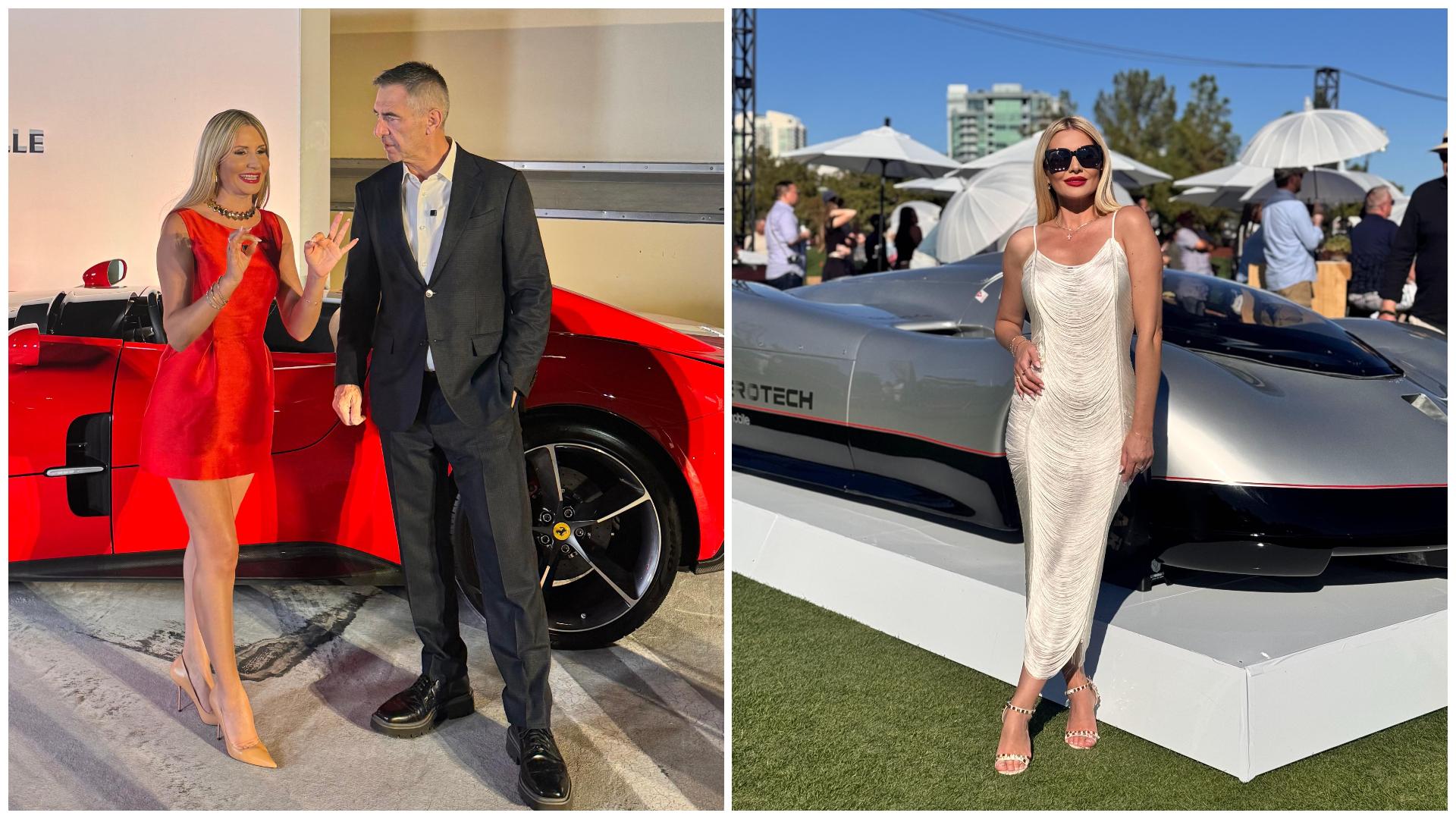 Mădălina Bălan, în lumea bijuteriilor pe patru roți. Antena Stars, singura televiziune din România cu acces la Wynn Car Show