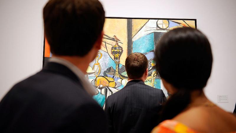 Faimoasa lucrare „La Blouse Roumaine” de Henri Matisse, la București.De la ce distanță se poate privi:„Iconică pentru modernitate”