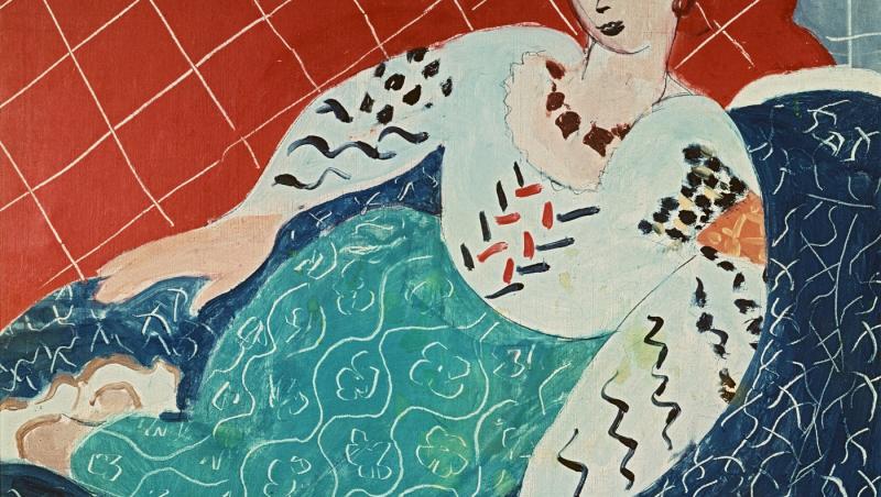 Faimoasa lucrare „La Blouse Roumaine” de Henri Matisse, la București.De la ce distanță se poate privi:„Iconică pentru modernitate”