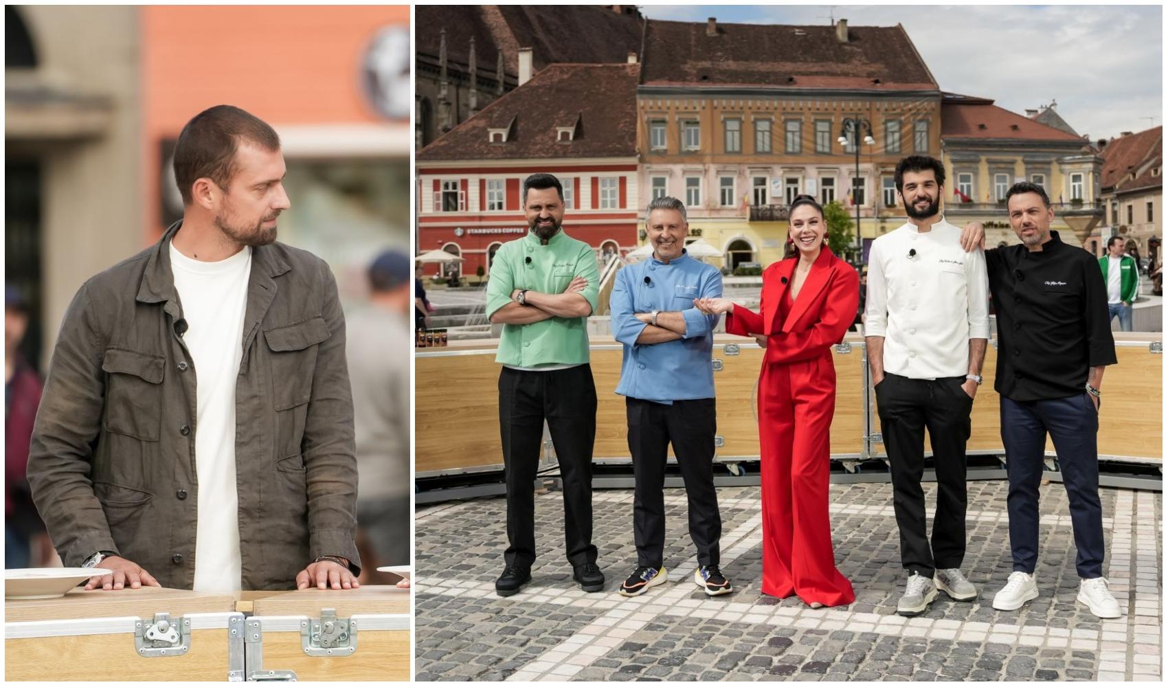 Chef Sautner a câștigat amuleta de ieri. Azi, Gabi Tamaș vine la Chefi la cuțite. Jurații gătesc în Piața Sfatului din Brașov