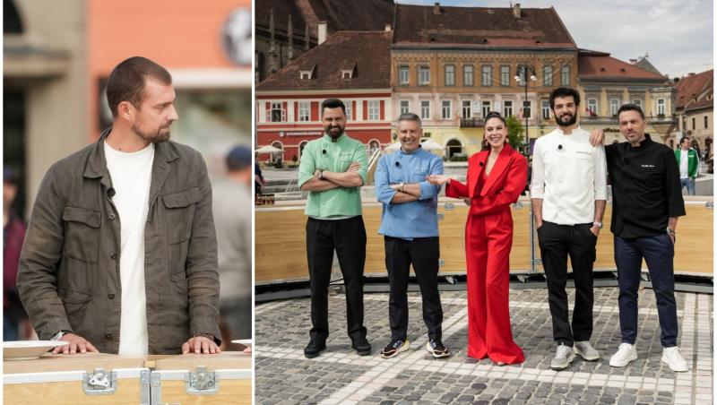 colaj foto cu gab tamas si irina fodor alaturi de cei patru chefi