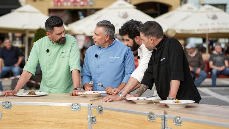 Chefi la cuțite, 24 noiembrie 2025. Ce chef a câștigat amuleta din Piața Sfatului din Brașov. Gabi Tamaș a dat un verdict dificil