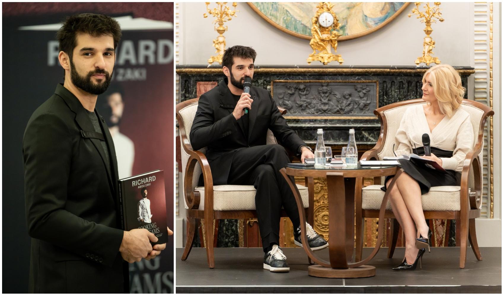 Richard Abou Zaki a lansat cartea Cooking my dreams, dedicată parcursului său în lumea artei culinare: „Mi-am deschis sufletul”