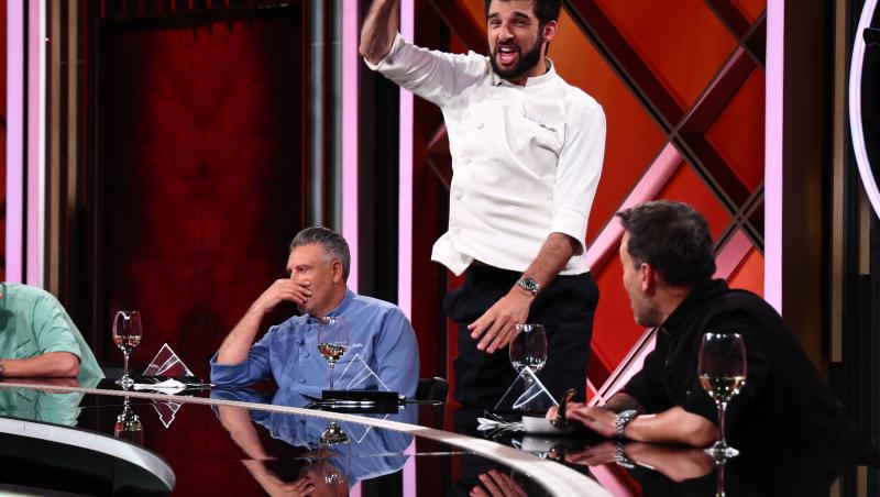 Chefi la cuțite, 25 noiembrie 2025. Prima bombă cu mai multe amulete a ajuns la unul dintre chefi. Tania Budi a decis cine o ia