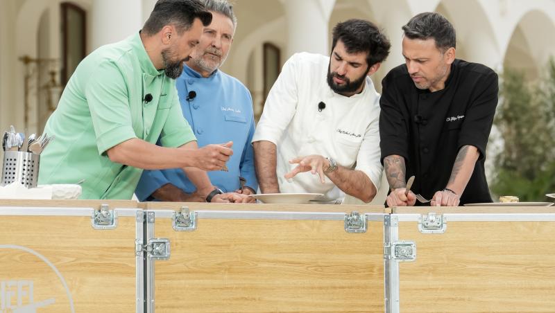 Chefi la cuțite, 25 noiembrie 2025. Prima bombă cu mai multe amulete a ajuns la unul dintre chefi. Tania Budi a decis cine o ia