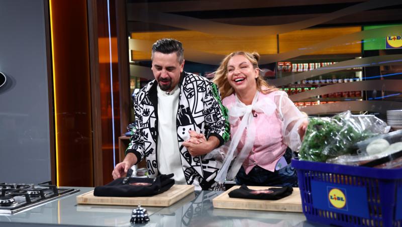 Chefi la cuțite, 25 noiembrie 2025. Eliza și Cosmin Natanticu, prima surpriză a serii. Ce au preparat și câte cuțite au primit