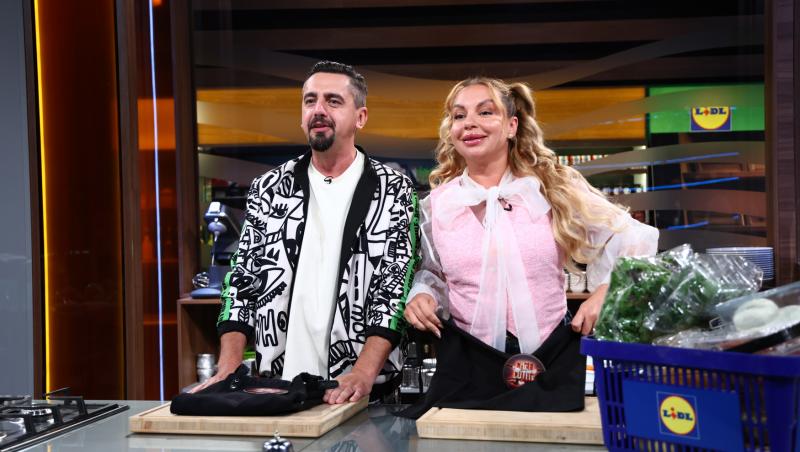 Chefi la cuțite, 25 noiembrie 2025. Eliza și Cosmin Natanticu, prima surpriză a serii. Ce au preparat și câte cuțite au primit