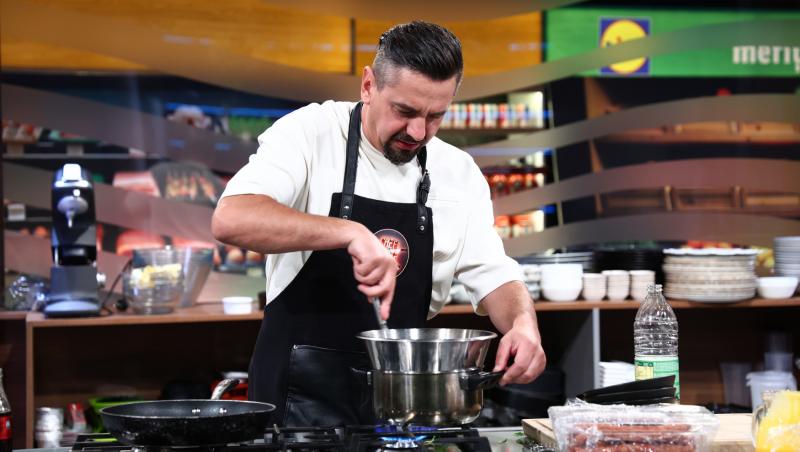 Chefi la cuțite, 25 noiembrie 2025. Eliza și Cosmin Natanticu, prima surpriză a serii. Ce au preparat și câte cuțite au primit