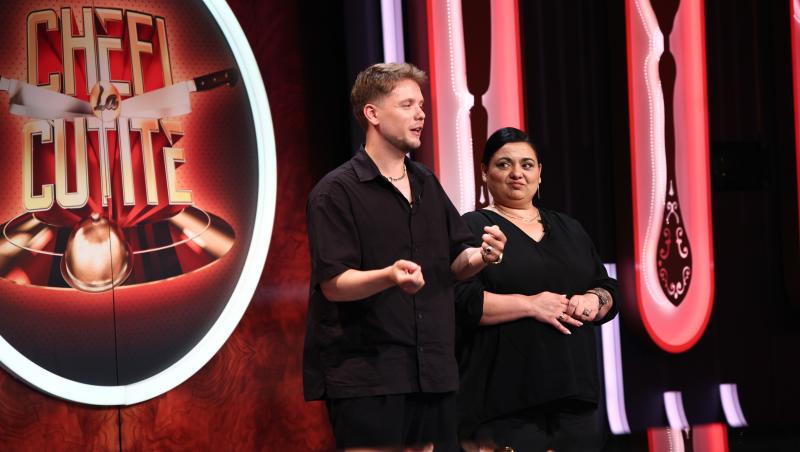 Chefi la cuțite, 25 noiembrie 2025. Cine sunt Sergiu Smerea și Emilia Răducanu. Cei doi actori sunt celebri pe TikTok