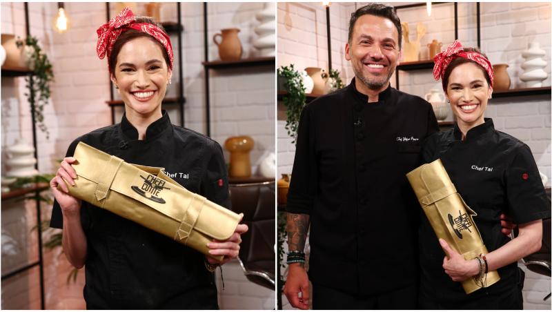 Tal Berkovich și Chef Ștefan Popescu &icirc;n platoul Chefi la cuțite