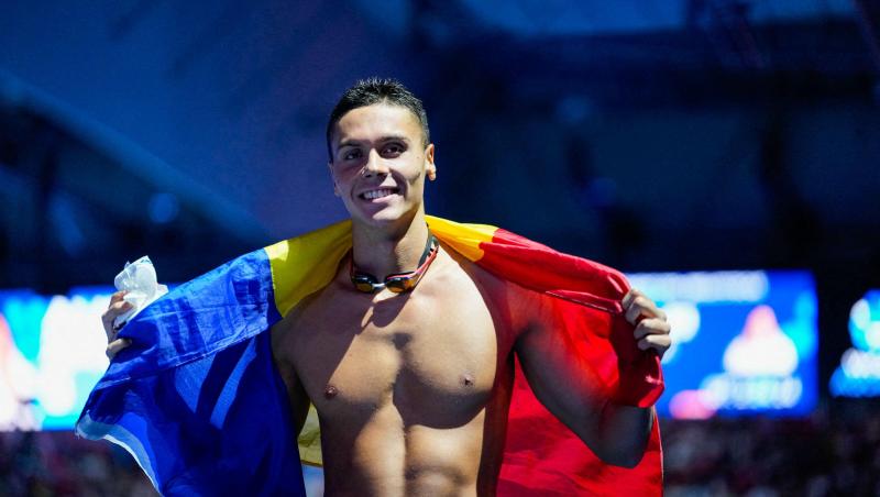 Alimentul pe care David Popovici îl mănâncă în fiecare zi. Campionul are un program strict pentru a fi în formă maximă